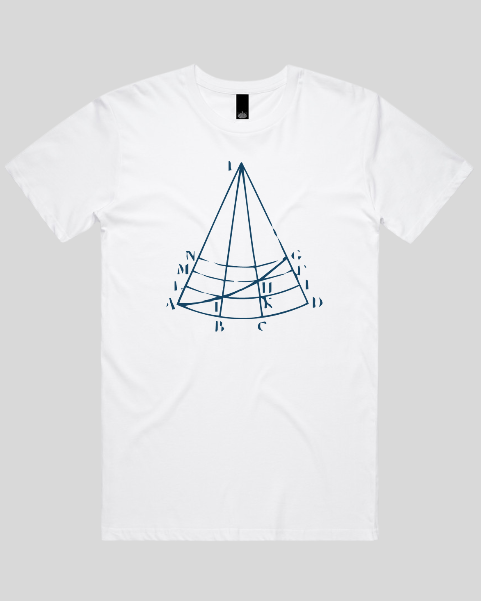 Mathematical Cone Ruler Men's T-Shirt