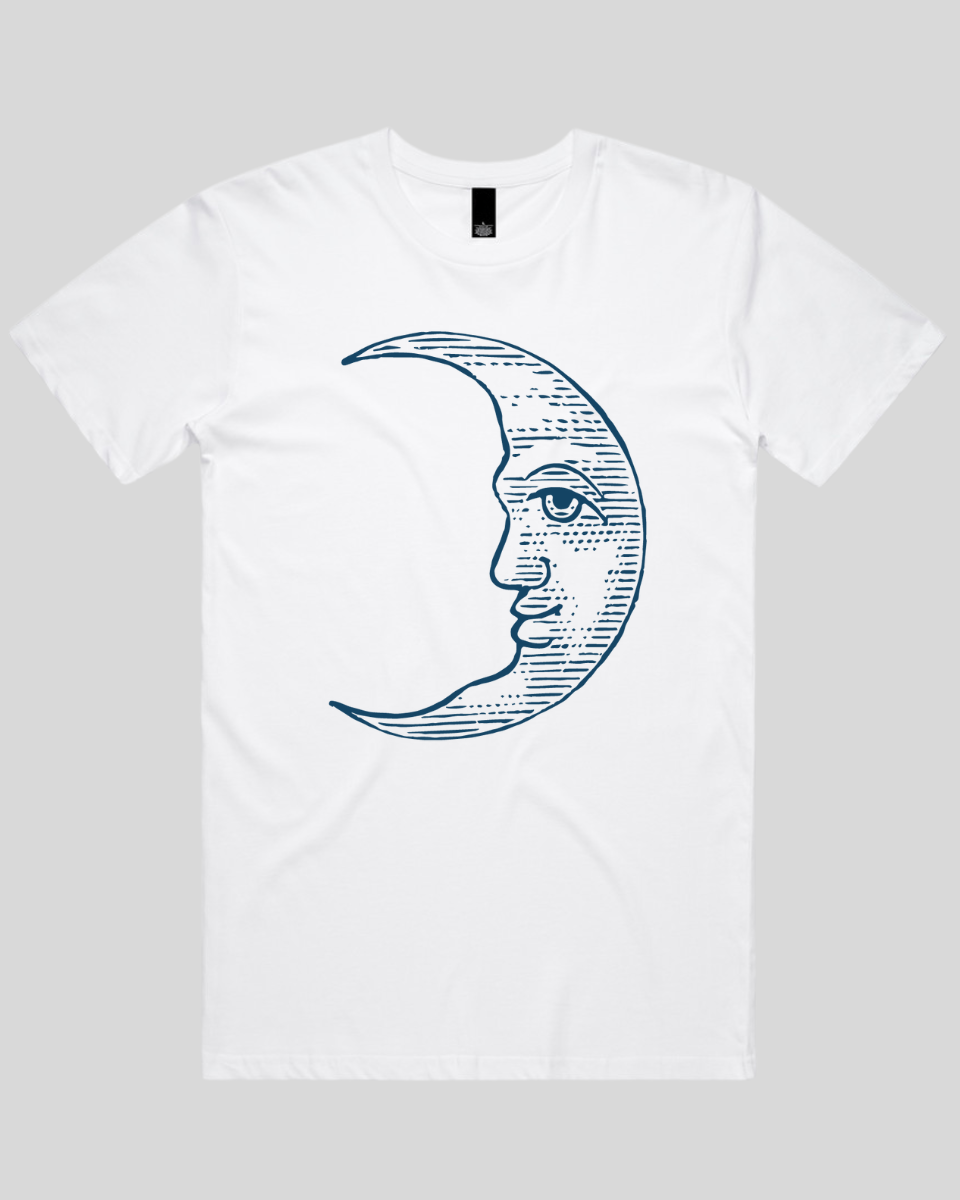 Celestial Moon Face Men's T-Shirt