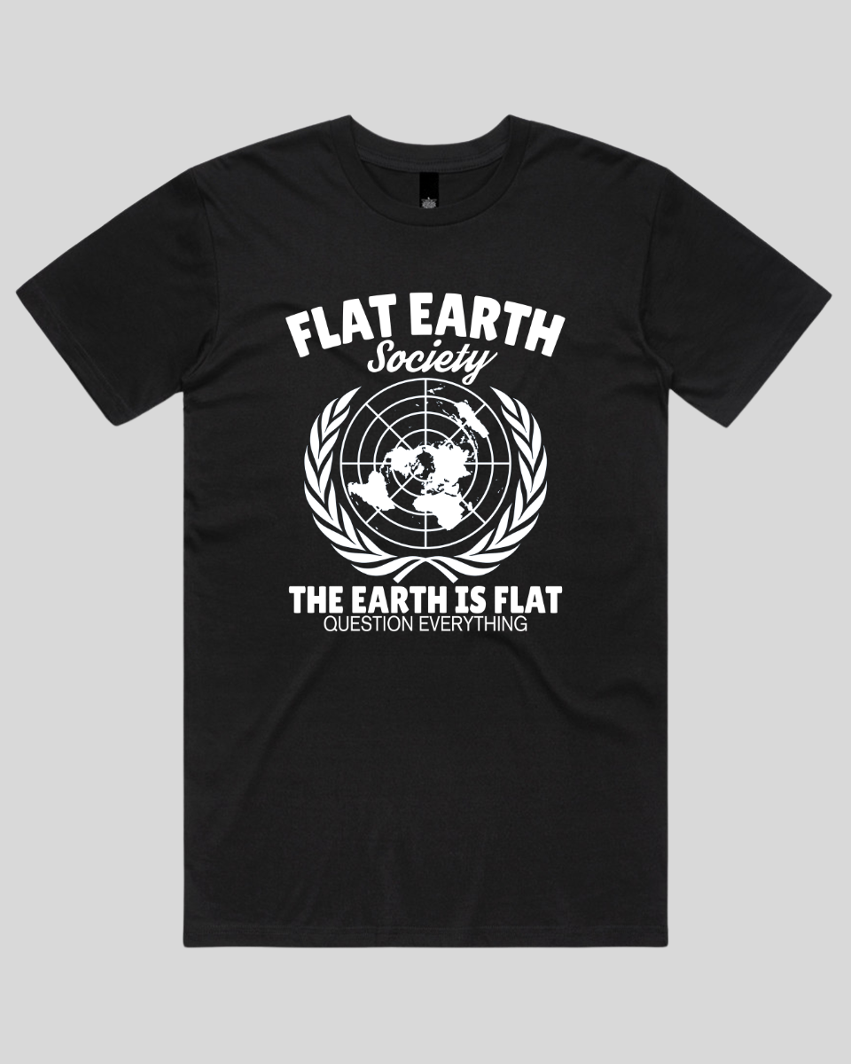 Flat Earth Society Men's T-Shirt